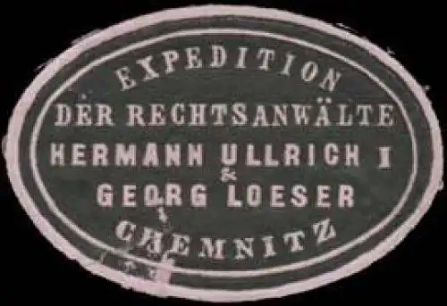 Expedition der RechtsanwÃ¤lte Hermann Ullrich & Georg Loeser