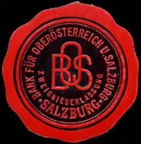 Bank fÃ¼r OberÃ¶sterreich und Salzburg-Zweigniederlassung Salzburg