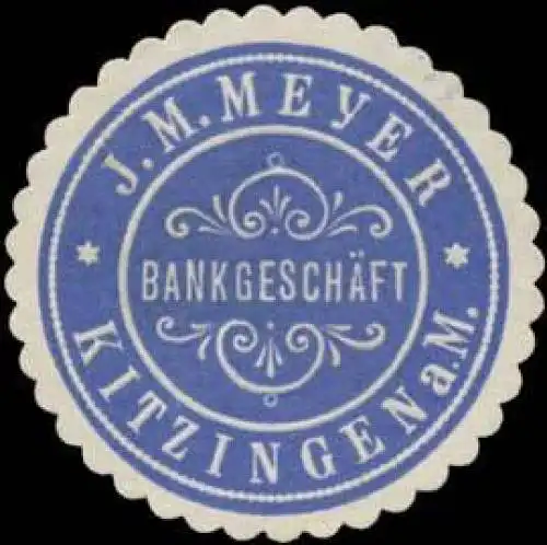 BankgeschÃ¤ft J.M. Meyer