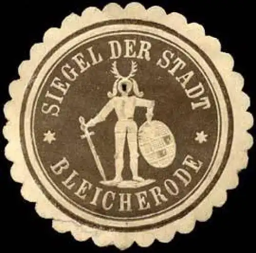 Siegel der Stadt Bleicherode