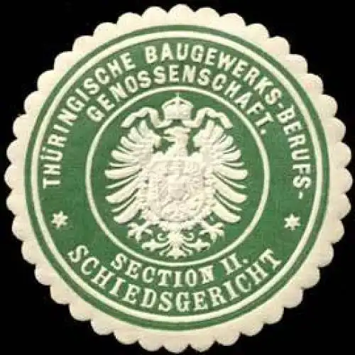 ThÃ¼ringische Baugewerks-Berufsgenossenschaft - Section II. Schiedsgericht