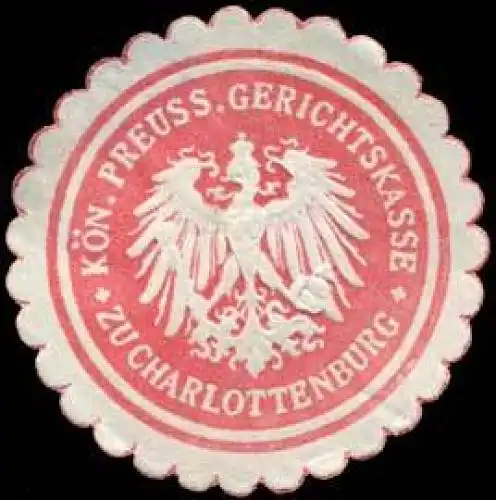 KÃ¶n. Preuss. Gerichtskasse zu Charlottenburg