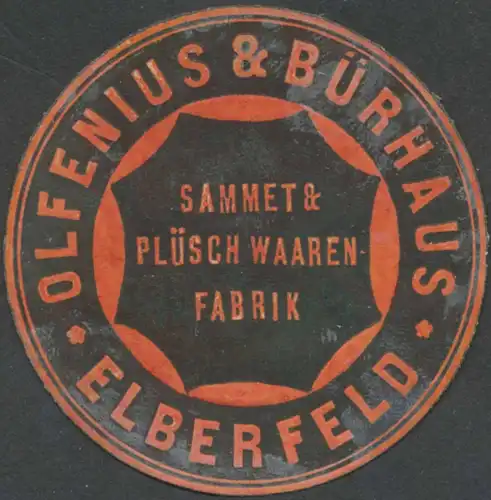 Sammet & PlÃ¼schwaarenfabrik