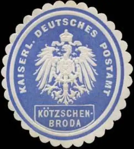 Kaiserl. Deutsches Postamt KÃ¶tzschenbroda