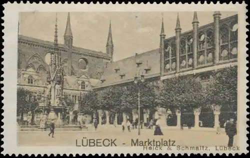 Marktplatz in LÃ¼beck