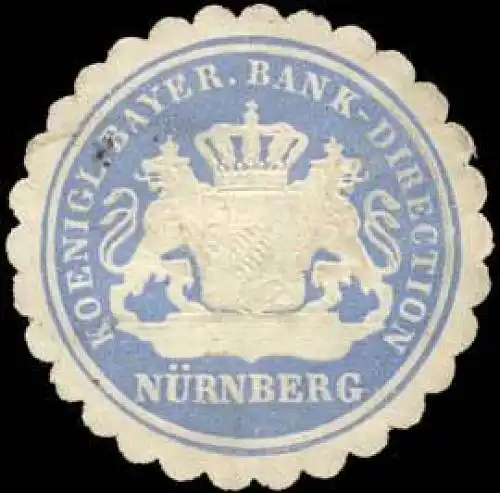 K. Bayer. Bank-Direction - NÃ¼rnberg