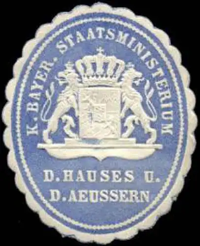 KÃ¶niglich Bayerische Staatsministerium des Hauses und des Aeussern