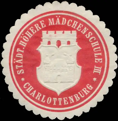 StÃ¤dt. HÃ¶here MÃ¤dchenschule III Charlottenburg