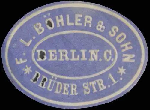 F. L. BÃ¶hler & Sohn