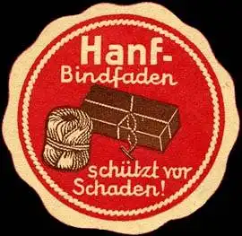 Hanf Bindfaden schÃ¼tzt vor Schaden!