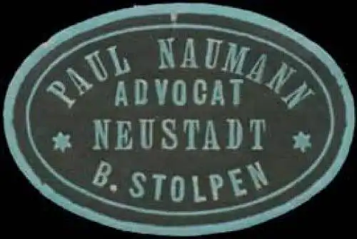 Advocat Paul Naumann-Neustadt bei Stolpen