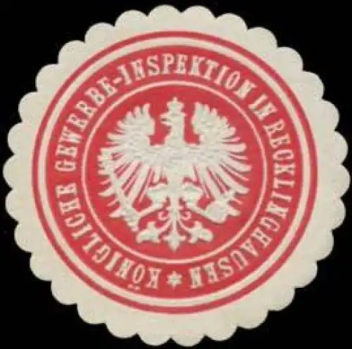 KÃ¶nigliche Gewerbe-Inspektion in Recklinghausen