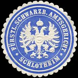 FÃ¼rstlich Schwarzburgische Amtsgericht - Schlotheim