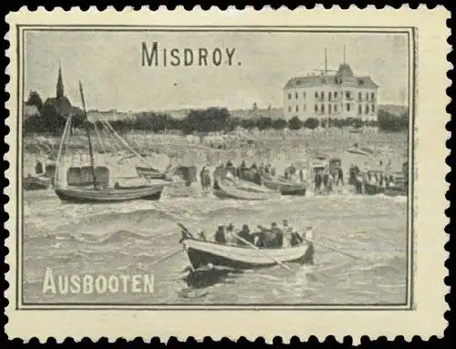 Ausbooten in Misdroy