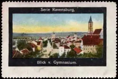 Blick vom Gymnasium