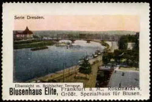 Elbansicht mit BrÃ¼hlscher Terasse