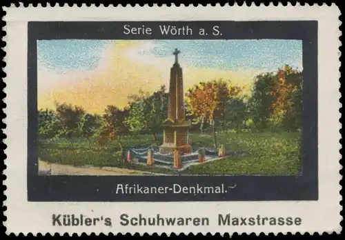 Afrikaner-Denkmal in WÃ¶rth a. S