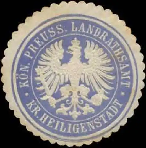 Kön. Preuss. Landrathsamt Kreis Heiligenstadt