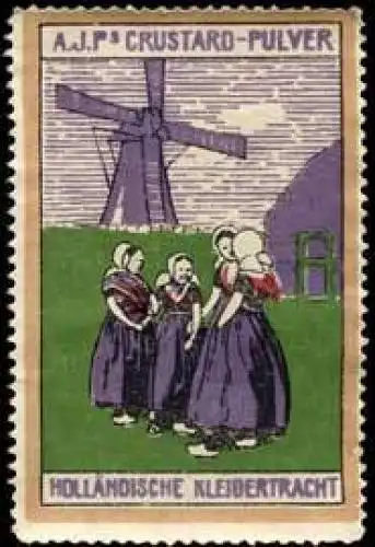 HollÃ¤ndische Kleidertracht - WindmÃ¼hle