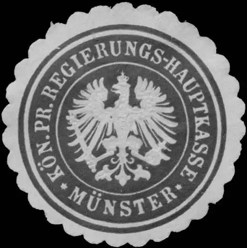 K. Regierungs-Hauptkasse MÃ¼nster/Westfalen