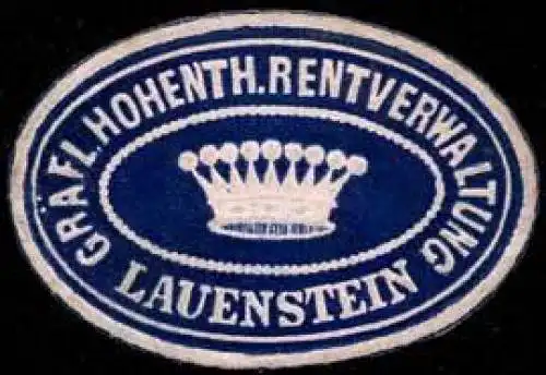 GrÃ¤fl. Hohenth. Rentverwaltung Lauenstein