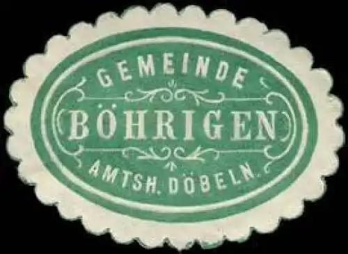 Gemeinde BÃ¶hrigen - Amtsh. DÃ¶beln