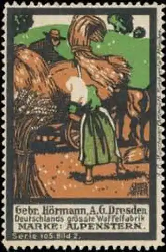 Ernte fÃ¼r Waffeln der Marke Alpenstern