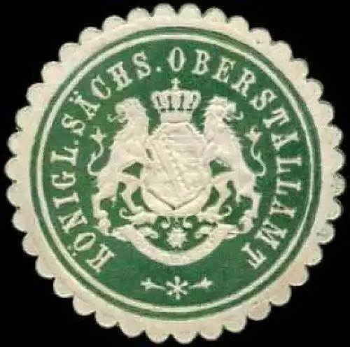 KÃ¶nigl. SÃ¤chs. Obertstallamt