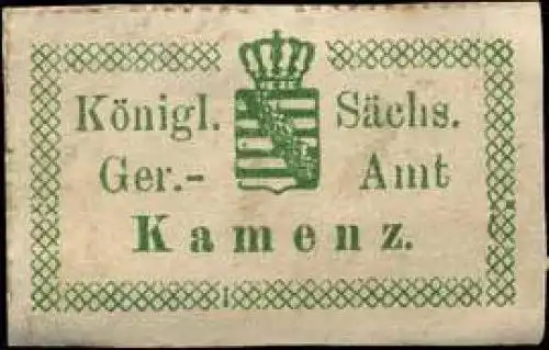 KÃ¶nigl. SÃ¤chs. Gerichtsamt Kamenz