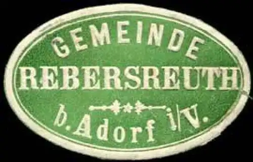 Gemeinde Rebersreuth bei Adorf im Vogtland