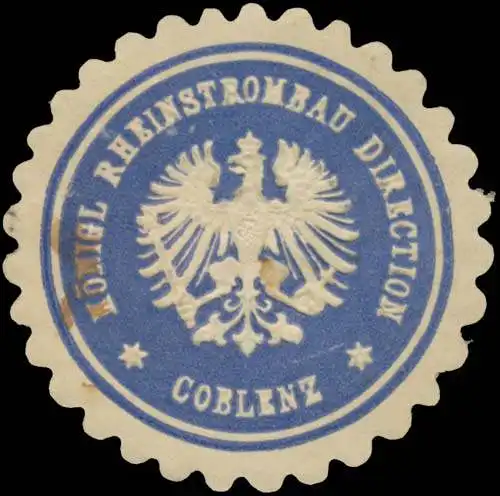 K. Rheinstrombau Direction Koblenz