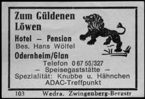 Zum GÃ¼ldenen LÃ¶wen-Hotel-Pension