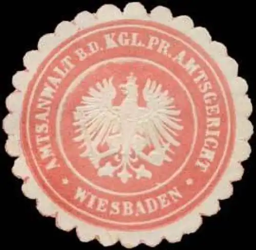 Amtsanwalt bei dem Kgl. Amtsgericht Wiesbaden