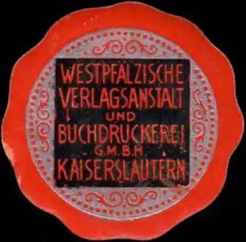 WestpfÃ¤lzische Verlagsanstalt und Buchdruckerei GmbH