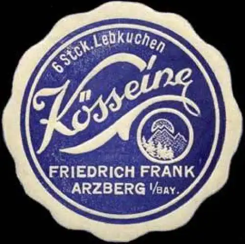 Lebkuchen KÃ¶sseine Friedrich Frank - Arzberg/Bayern