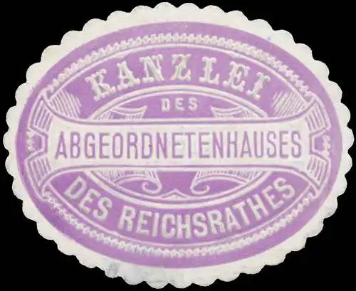 Kanzlei des Abgeordnetenhauses des Reichsrathes