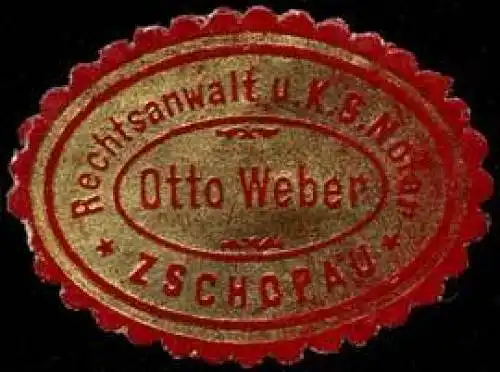 Otto Weber Rechtsanwalt u. K.S. Notar - Zschopau