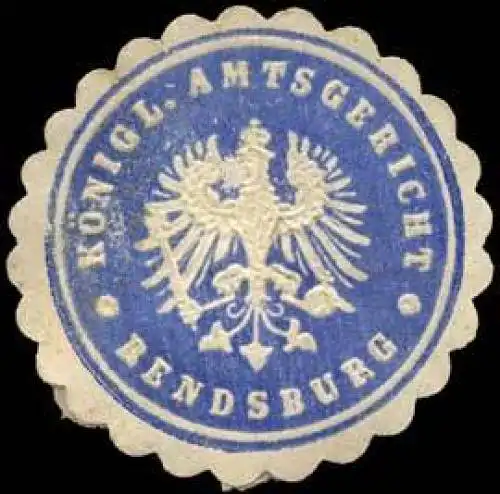KÃ¶nigl. Amtsgericht Rendsburg