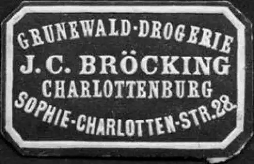 Grunewald-Drogerie J.C. BrÃ¶cking - Charlottenburg