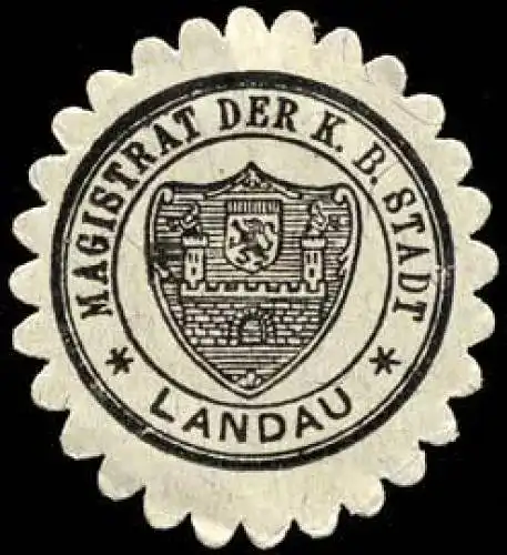Magistrat der K.Bayer. Stadt Landau