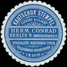 Kautschuk Stempel