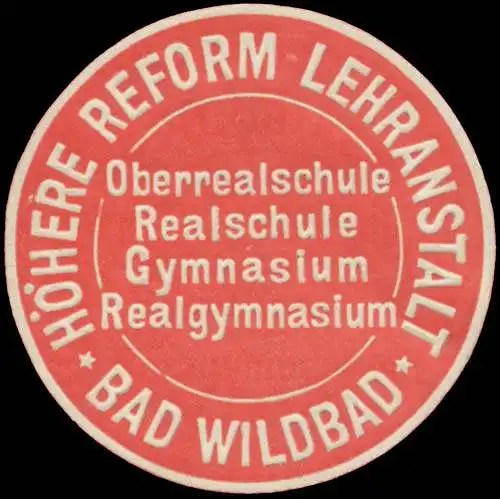 HÃ¶here Reform Lehranstalt