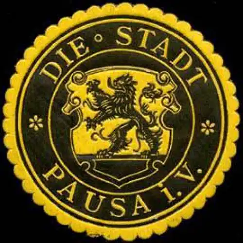 Die Stadt Pausa/Vogtland