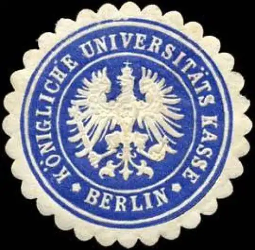 KÃ¶nigliche UniversitÃ¤ts Kasse Berlin