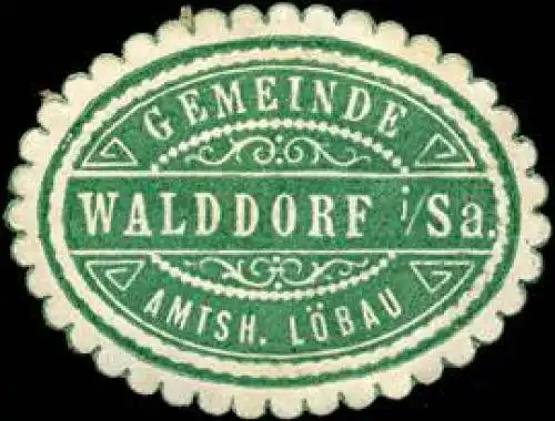 Gemeinde Walddorf - Amtsh. LÃ¶bau