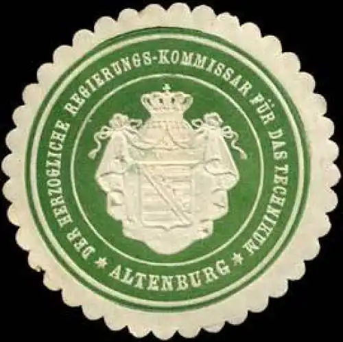 Der Herzogliche Regierungs-Kommissar für das Technikum Altenburg