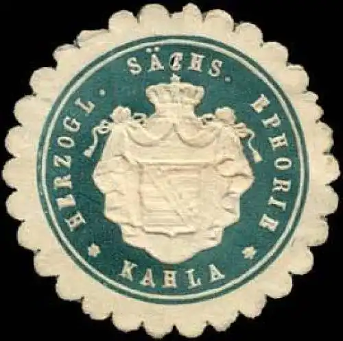 Herzogl. SÃ¤chs. Ephorie Kahla