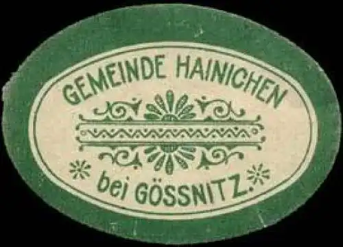 Gemeinde Hainichen bei GÃ¶Ãnitz
