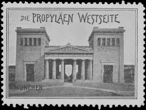 Die Propyläen Westseite
