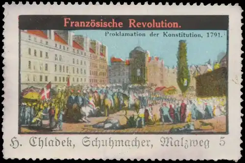 1791 Proklamation der Konstitution